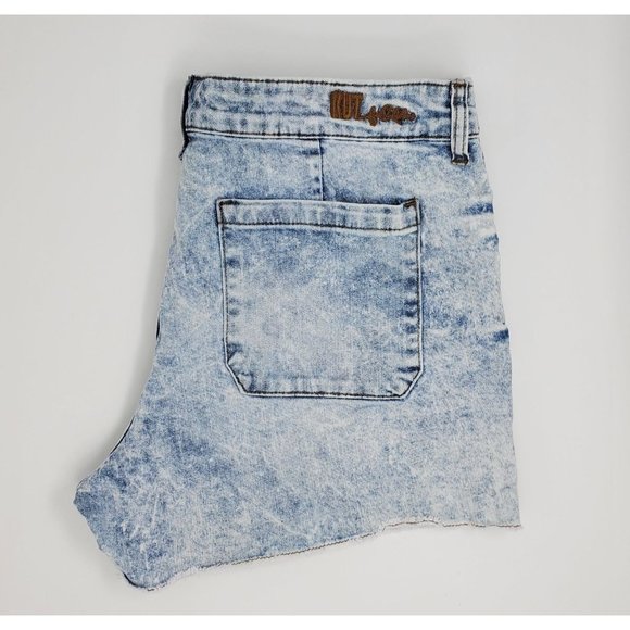 Kut From The Kloth Gerry Frey Shorts Acid Wash Size 14 - Picture 1 of 9